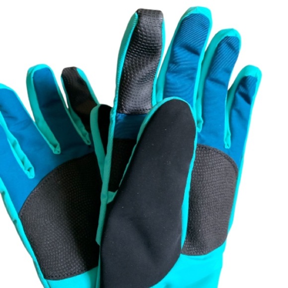 LANDSEND Wms Squall Water Resistant Warm Winter Gloves, Tech Finger, Nose Wipe - Picture 2 of 4